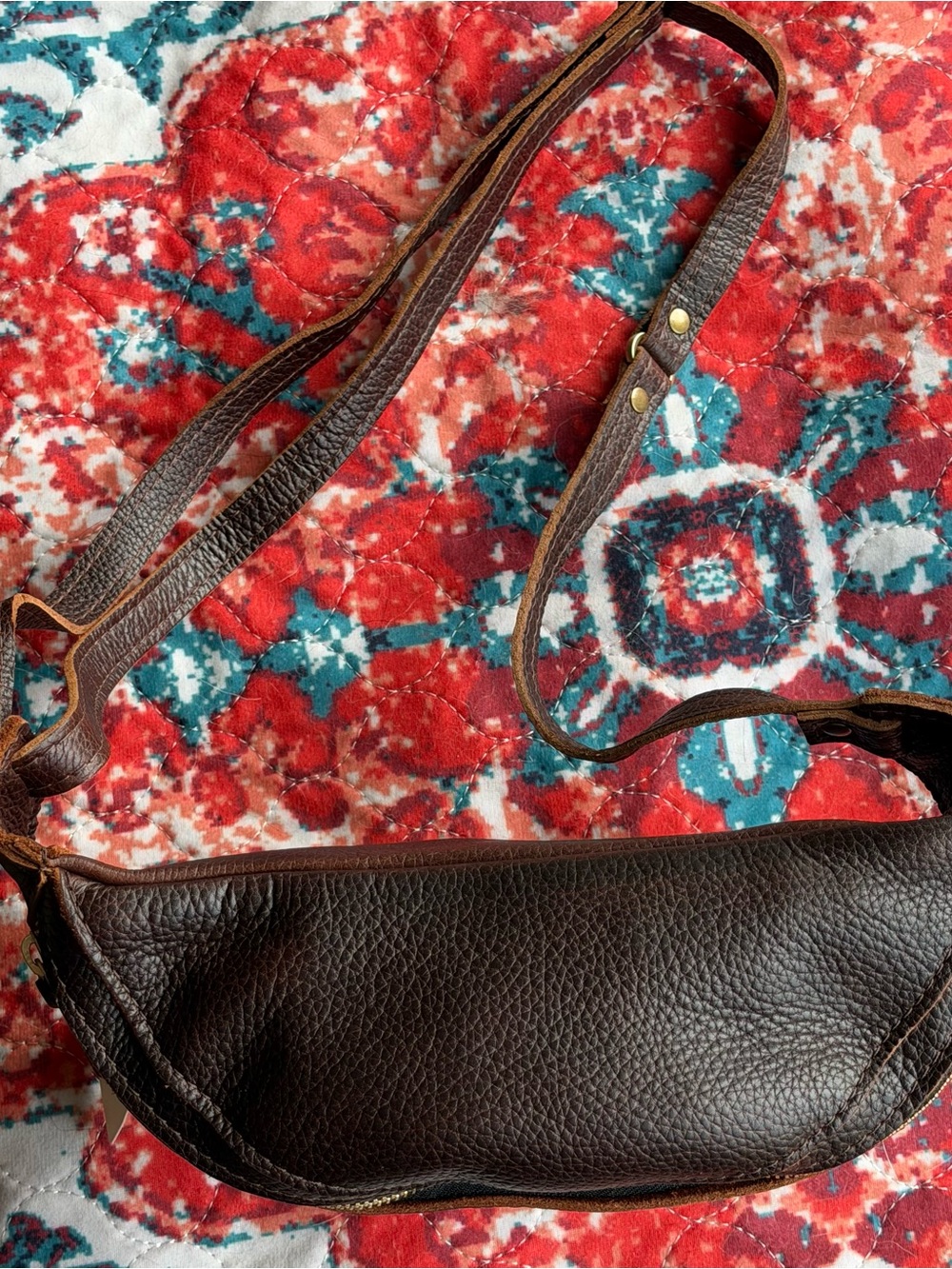 LAST CALL! WANT IT? BUY IT! PORTLAND  LEATHER COMPANY COLD BREW SALLY SLING BAG - Picture 5 of 14